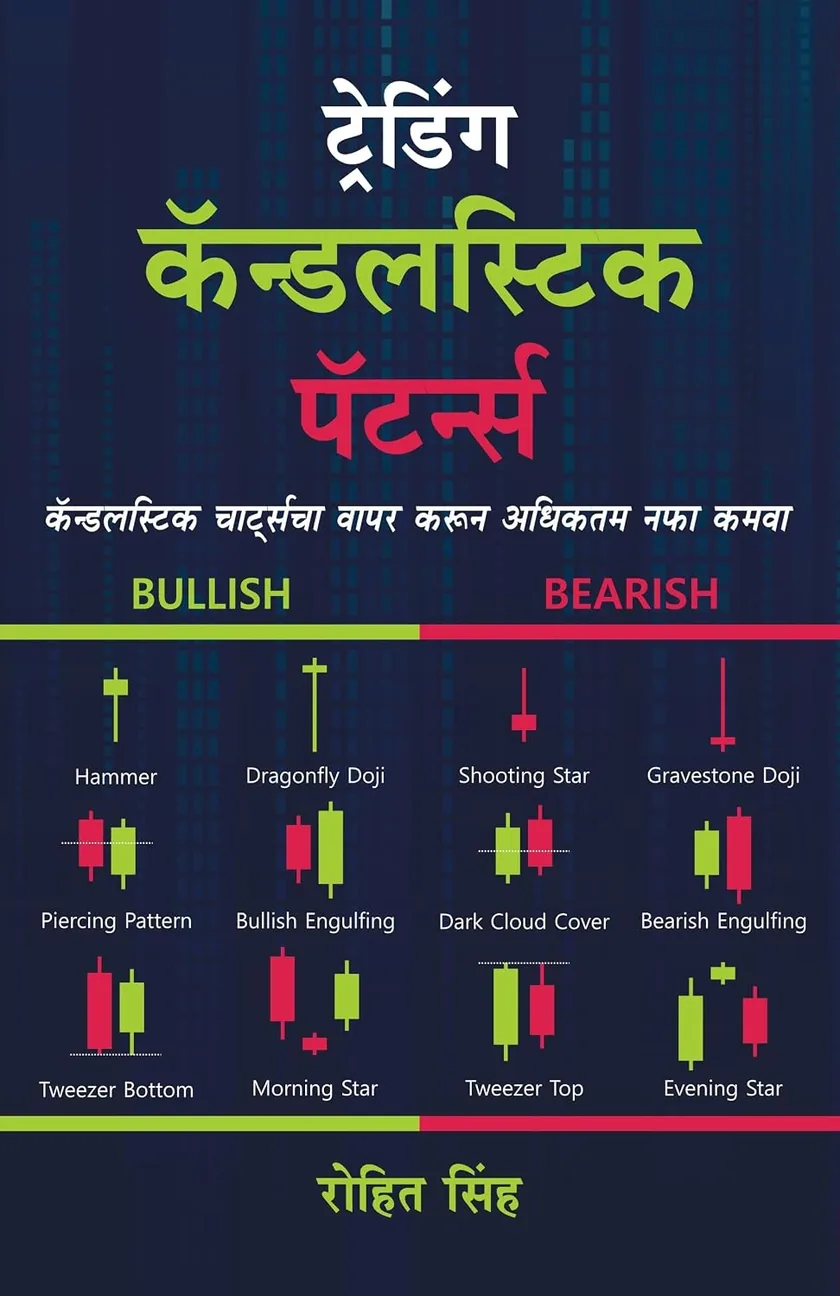 Trading Candlestick Patterns — Marathi edition cover